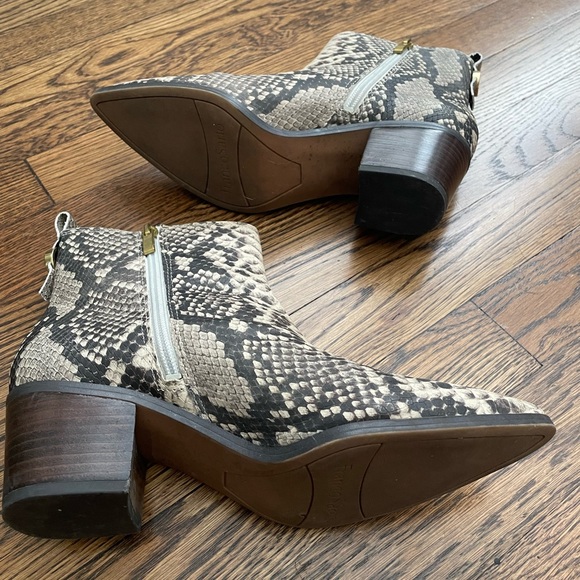 Franco Sarto Shay Roccia Block Heel Boot - Size 7 - Picture 7 of 8